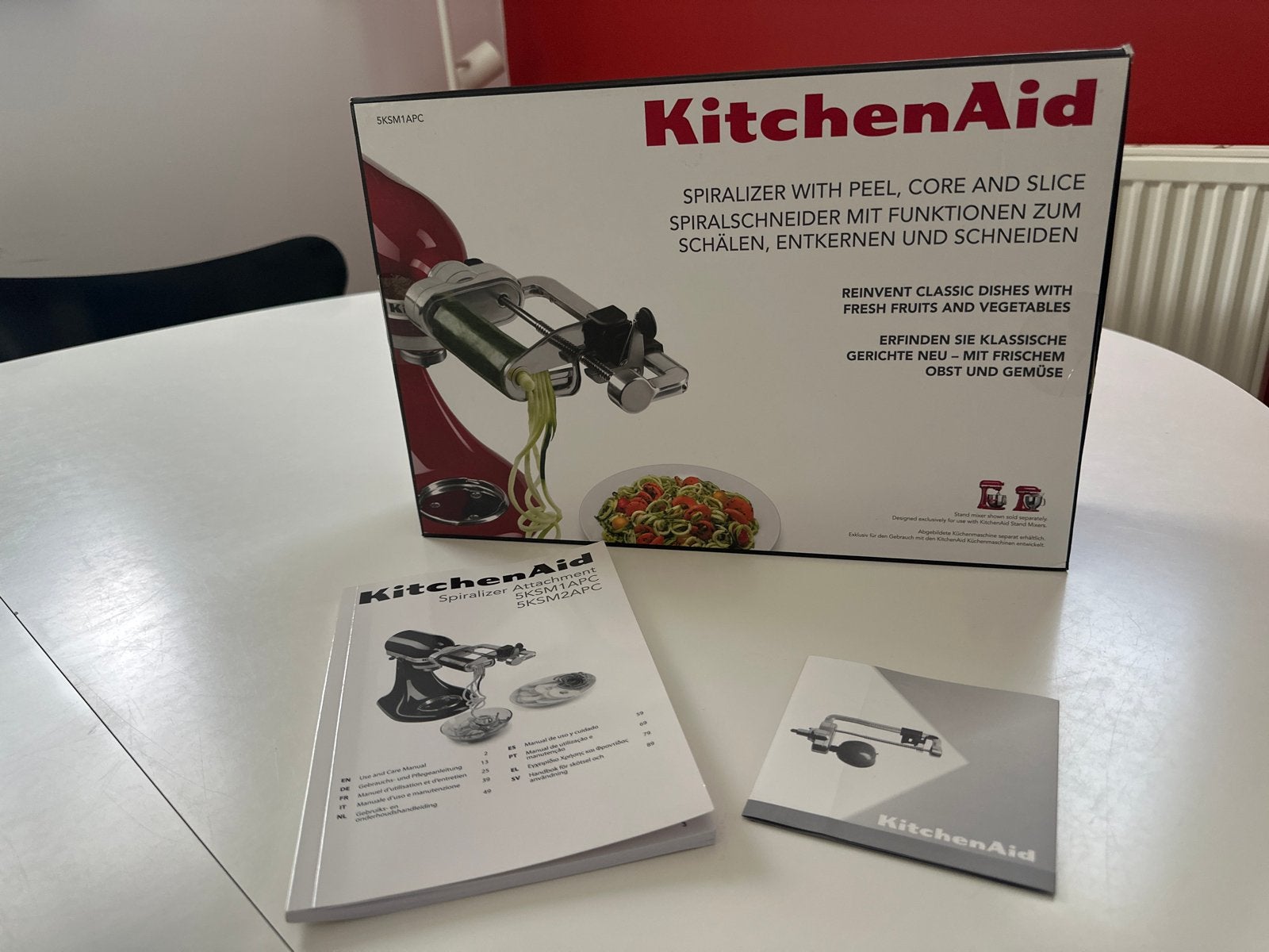 KitchenAid 5KSM1APC, Minder dan 1 liter, Ophalen of Verzenden, Nieuw, 3 snelheden of meer