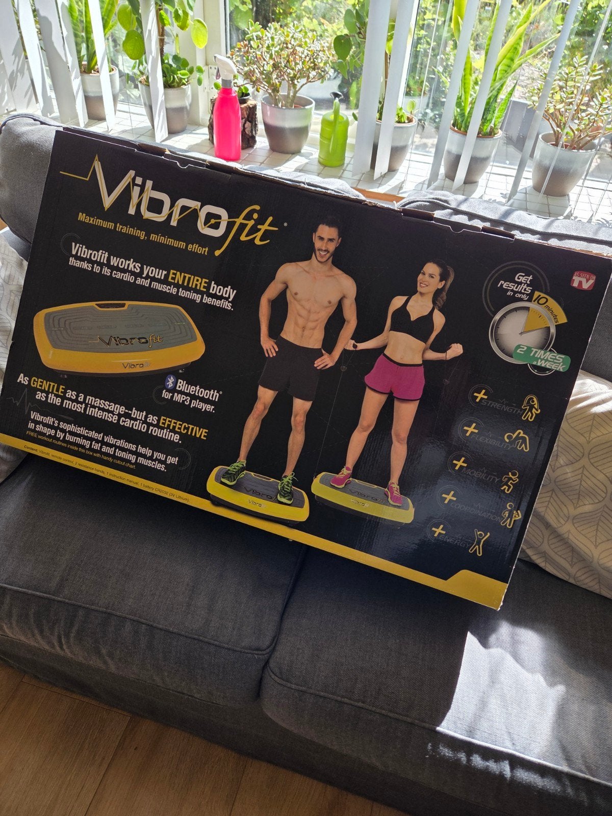 Vibrofit trilplaat, Sport en Fitness, Fitnessmaterialen, Ophalen, Nieuw, Benen, Overige typen