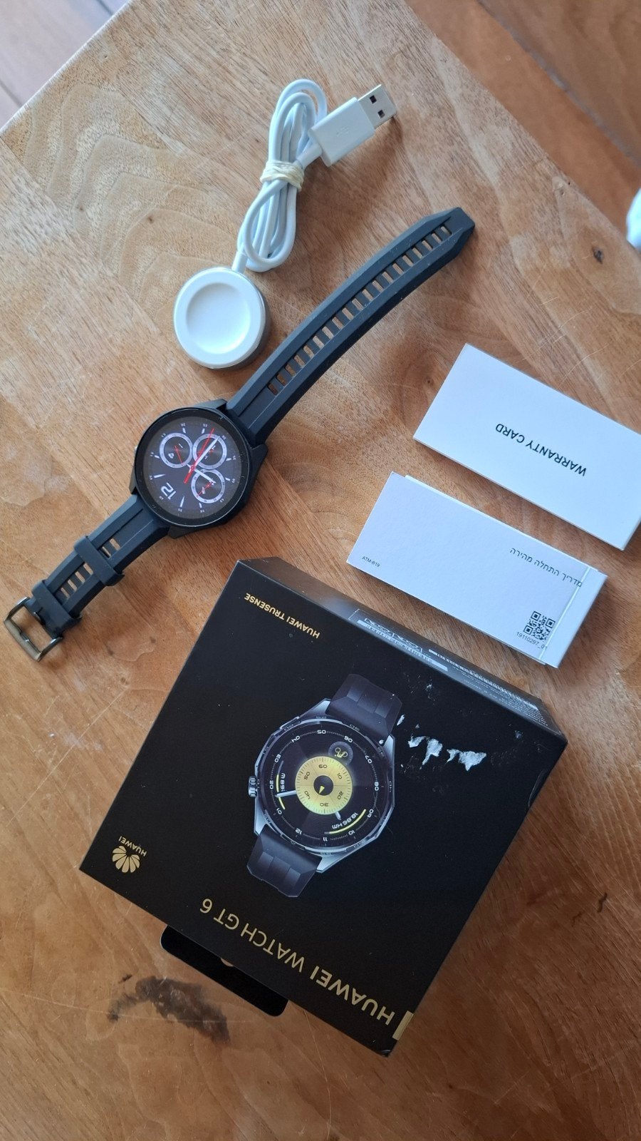Huawei Watch GT 6 Smartwatch - Zwart 46mm, Zwart, Ophalen of Verzenden, Zo goed als nieuw, Stappen