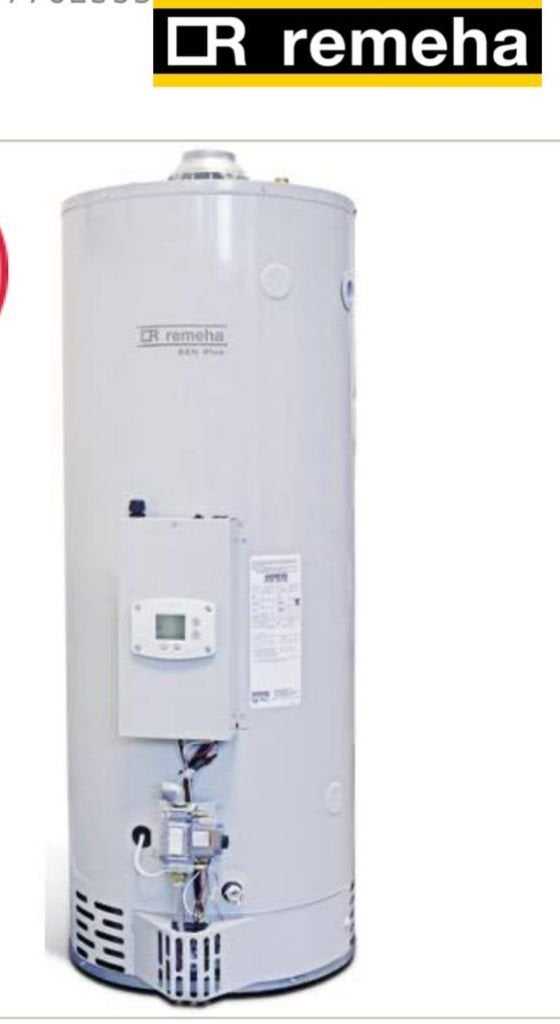 Remeha Centry gasboiler 110 tot 360 liter nieuw op is op, Remeha.com, Remeha centry, Aardgas, Minder dan 3 jaar oud