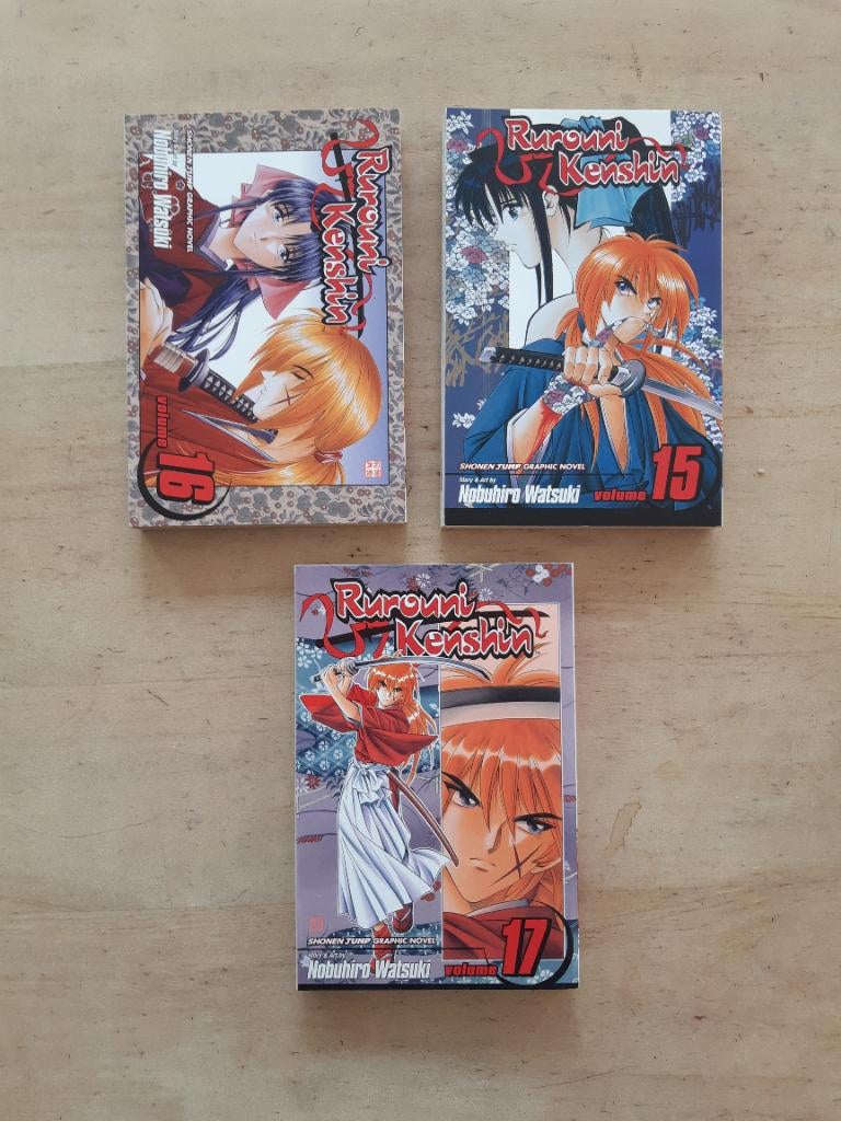 Manga 3 x Rurouni Kenshin, Nobuhiro Watsuki, Verzenden, Zo goed als nieuw, Japan (Manga)