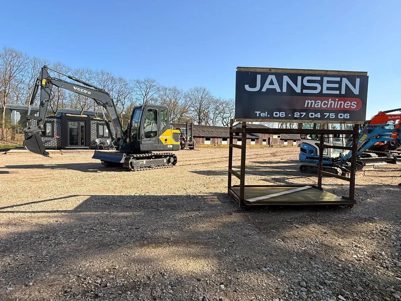 Volvo ec55d (bj 2017), Zakelijke goederen, Machines en Bouw | Kranen en Graafmachines, Jansen Machines, Albert@jansen-machines.com