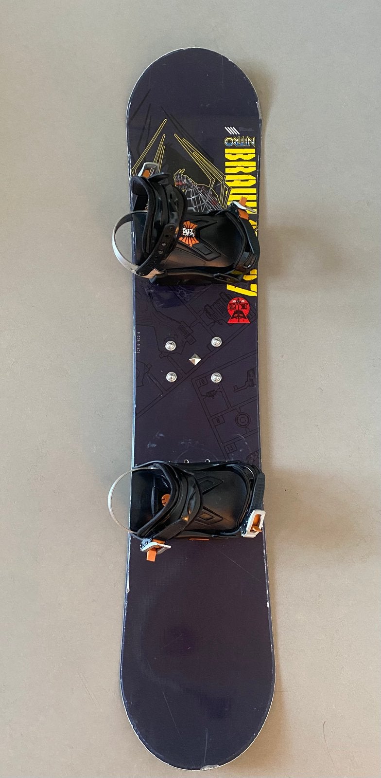 Nitro Brawler Snowboard 137, Sport en Fitness, Ophalen, Gebruikt, Board