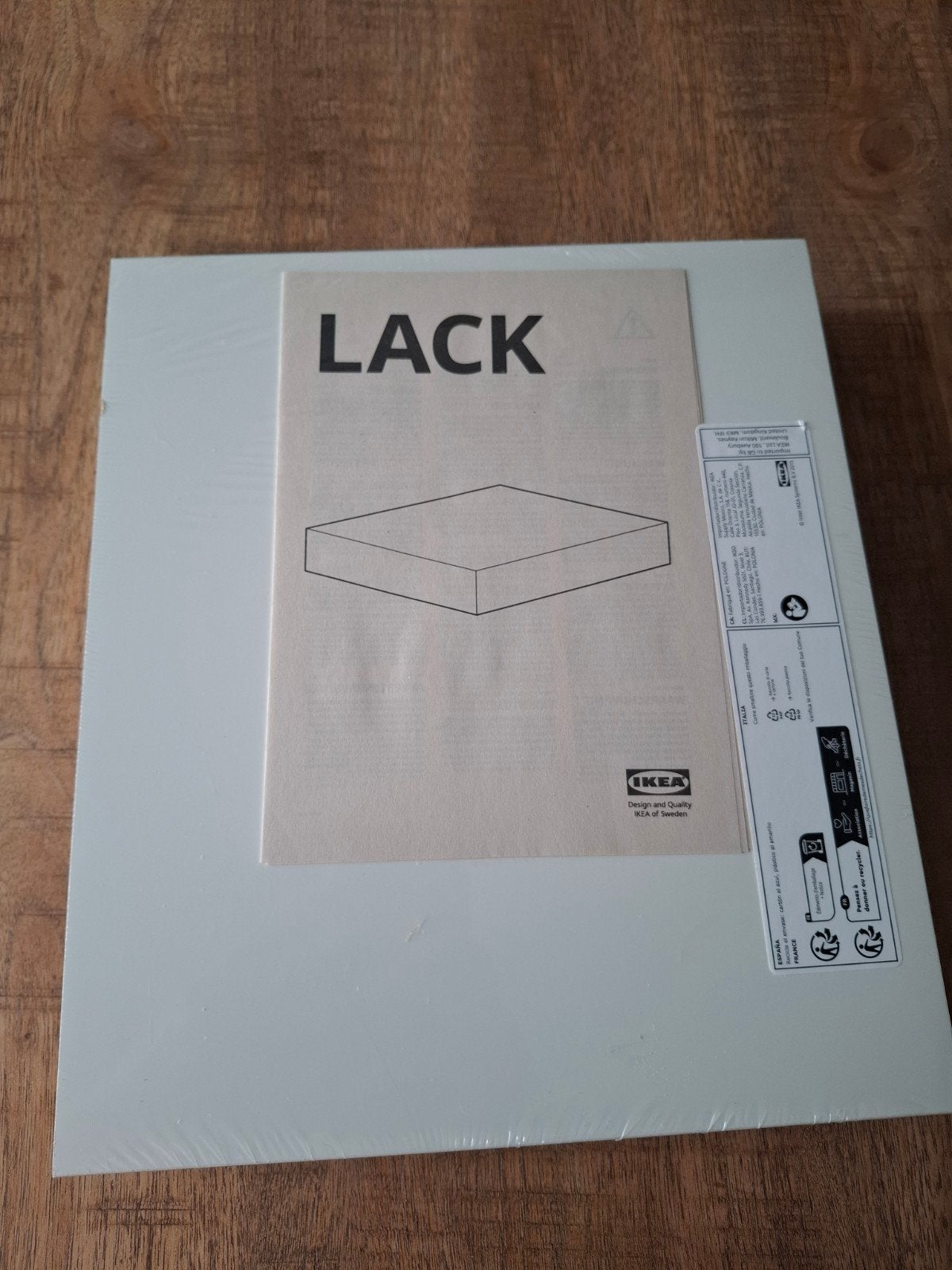 Nieuwe IKEA LACK plank - Wit, nog in verpakking, Ophalen of Verzenden, Nieuw