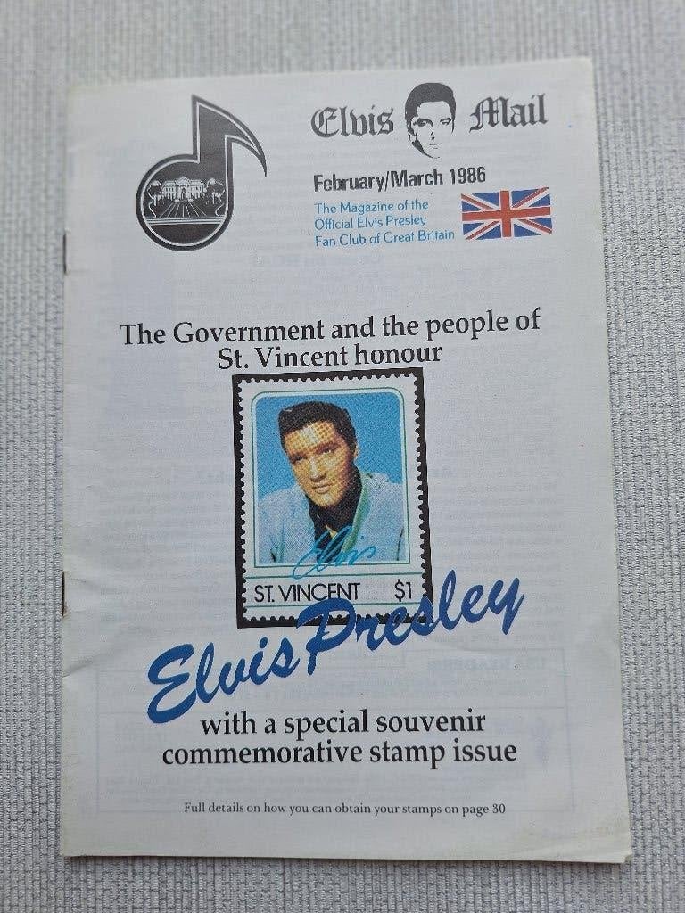 Fanclub blad Elvis Presley Engels, Verzamelen, Ophalen of Verzenden, Zo goed als nieuw, Boek, Tijdschrift of Artikel