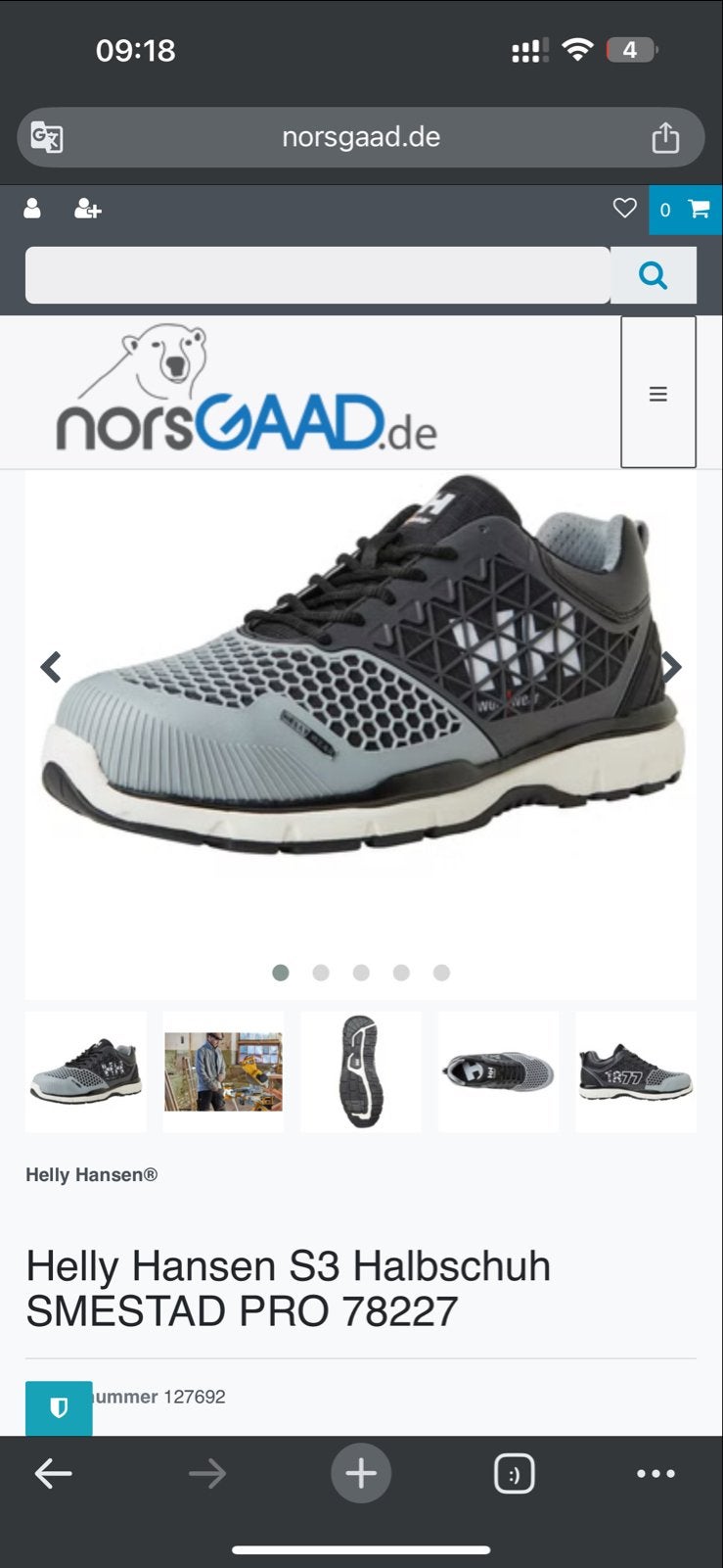 Nieuwe Helly Hansen werkschoenen maat 45 S3, Kleding | Heren, Ophalen of Verzenden, Nieuw, Zwart, Werkschoenen