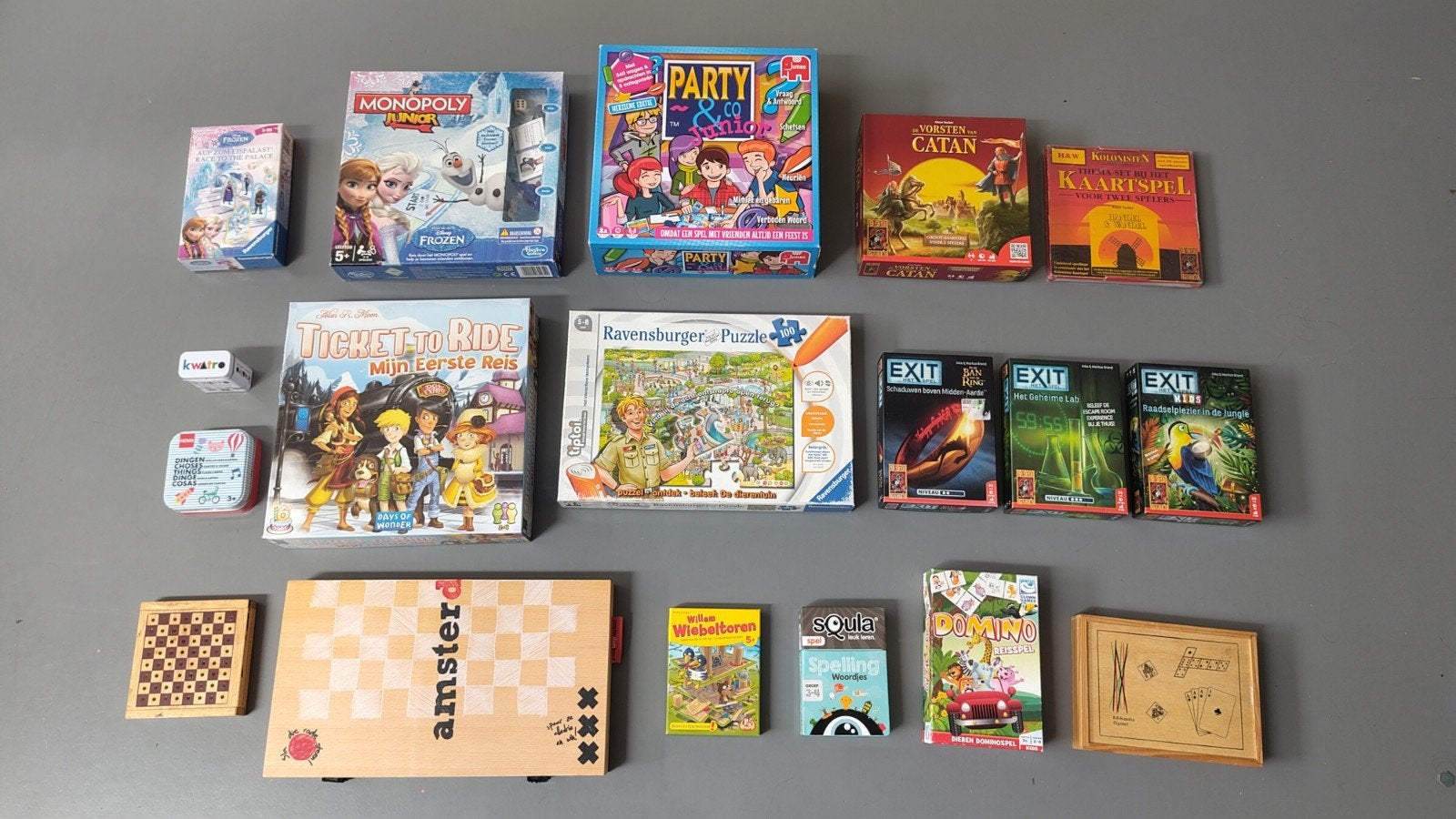 Diverse Bordspellen Collectie - Getest en Compleet, Een of twee spelers, Ophalen of Verzenden, Zo goed als nieuw, Reisspel