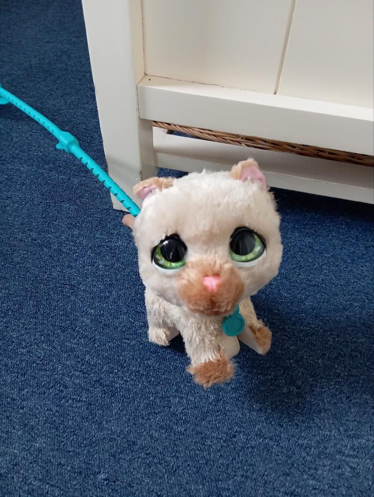 FurReal Friends Walkalots Katje met looplijn, Kinderen en Baby's, Ophalen of Verzenden, Gebruikt, Jongen of Meisje