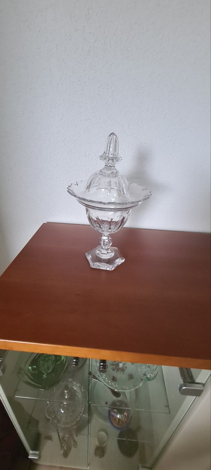 Glazen Bonbonnière met Deksel - Elegant en Tijdloos, Antiek en Kunst, Ophalen