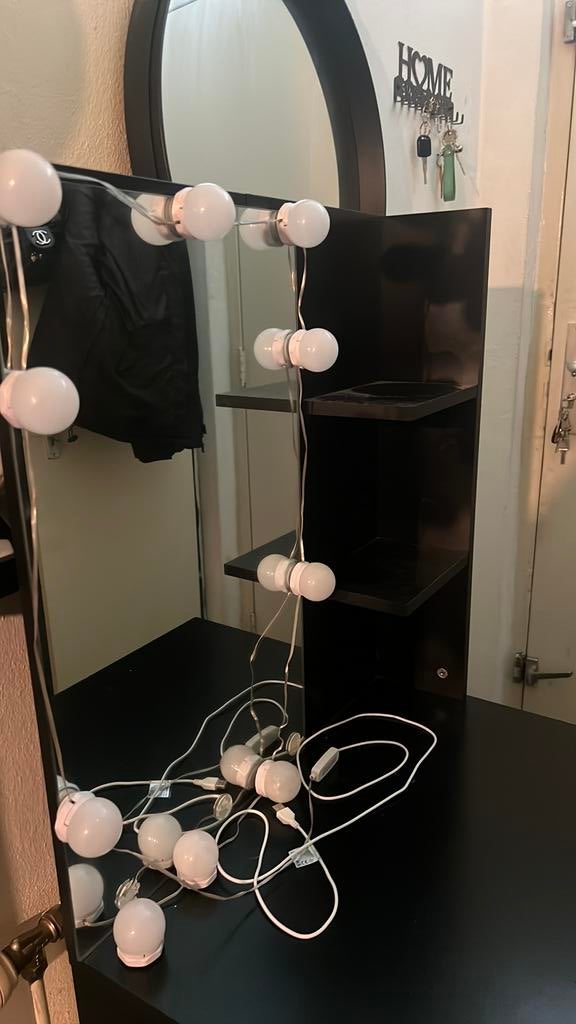 Kaptafel €20, Huis en Inrichting, Woonaccessoires | Spiegels, Zo goed als nieuw, Minder dan 100 cm, Rechthoekig, Ophalen of Verzenden