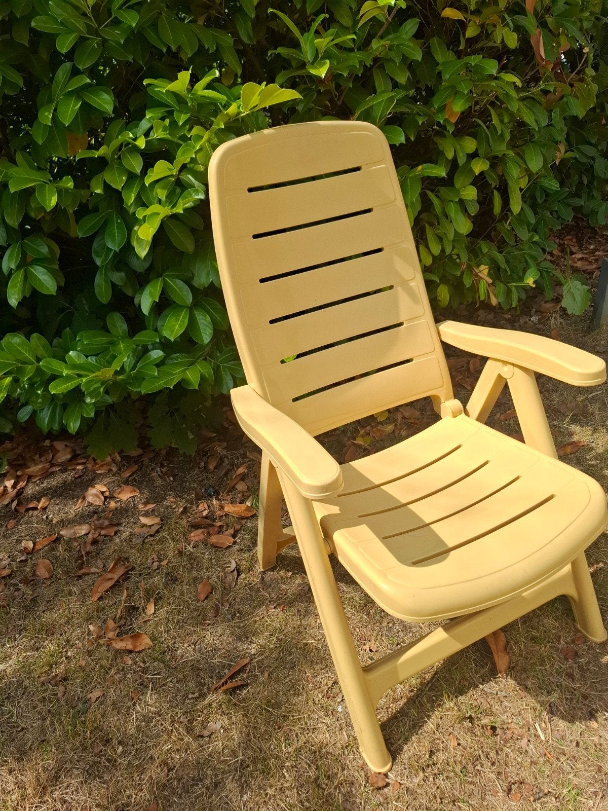 3 tuinstoelen, Ophalen, Gebruikt, Kunststof