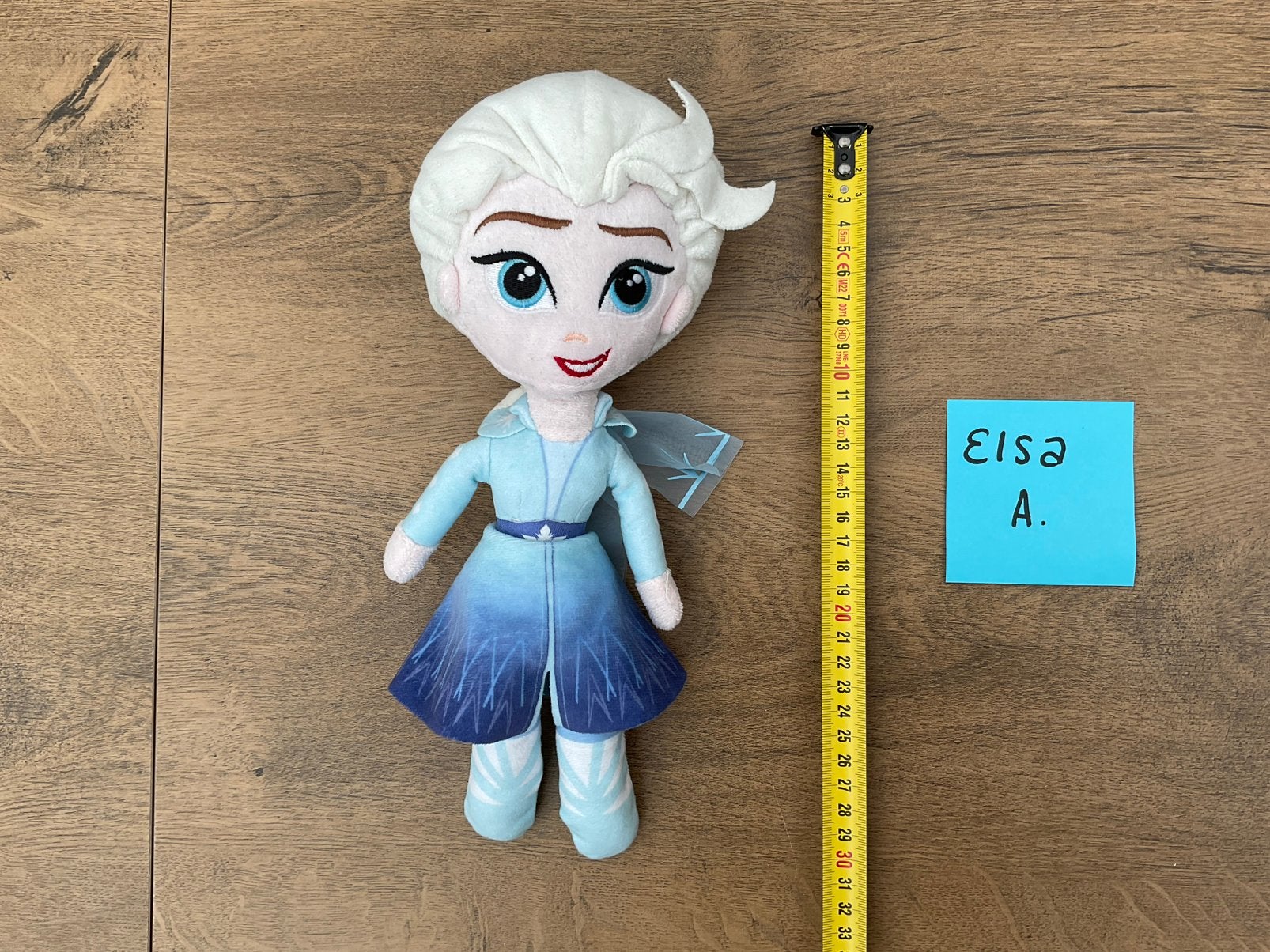 Zgan, niet kapot, Disney Frozen Elsa knuffel pluche pop, Ophalen, Overige figuren, Zo goed als nieuw, Knuffel