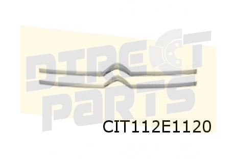 Citroën Jumpy embleem ''Double Chevron'' mat chrome Originee