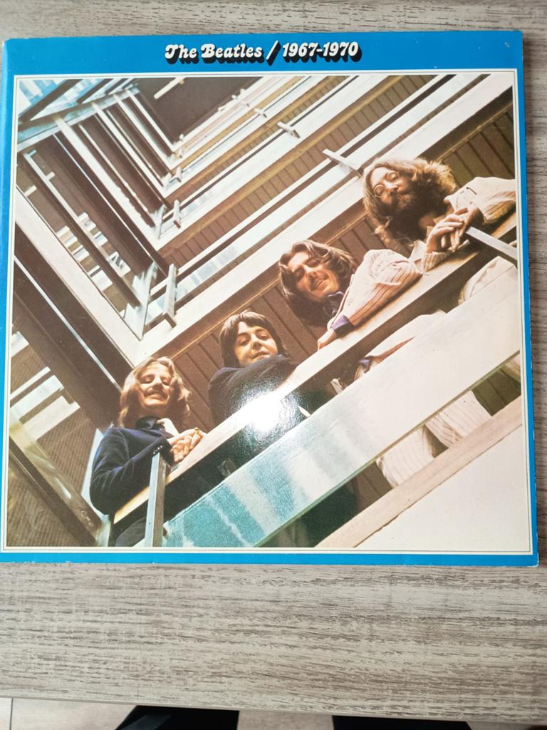 The Beatles - 1967-1970 (Blauwe Dubbel LP), Inclusief binnenhoes, Ophalen of Verzenden, Gebruikt, 12 inch