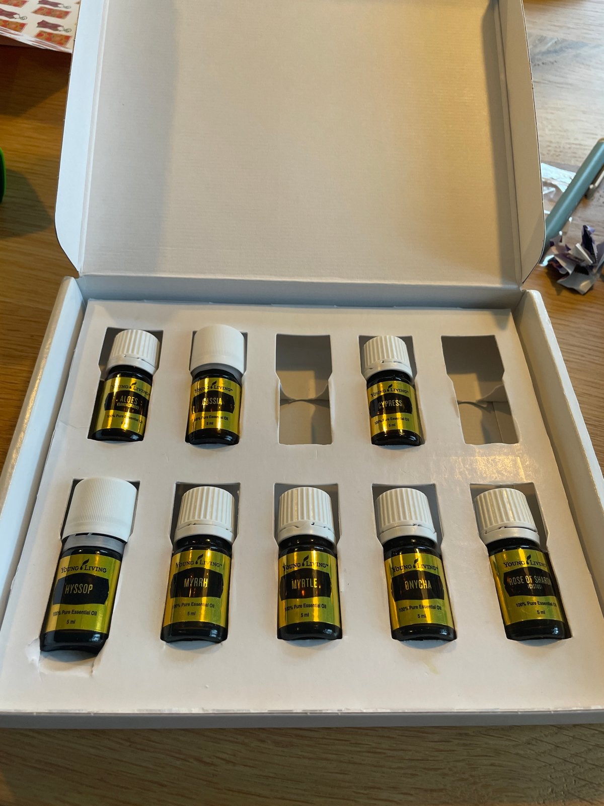 Bible oils Young Living geopend, Ophalen of Verzenden, Zo goed als nieuw, Overige typen
