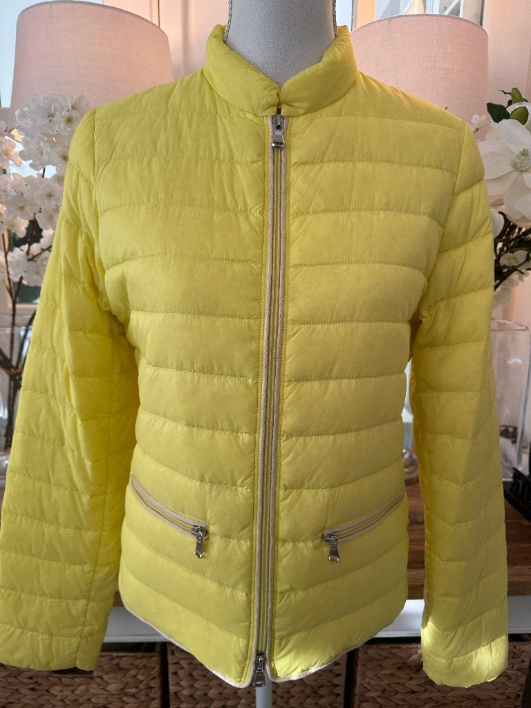 Zeer licht, zacht, Geel jasje Marc O'Polo,  38/M, ZGAN., Kleding | Dames, Verzenden, Zo goed als nieuw, Maat 38/40 (M), Geel