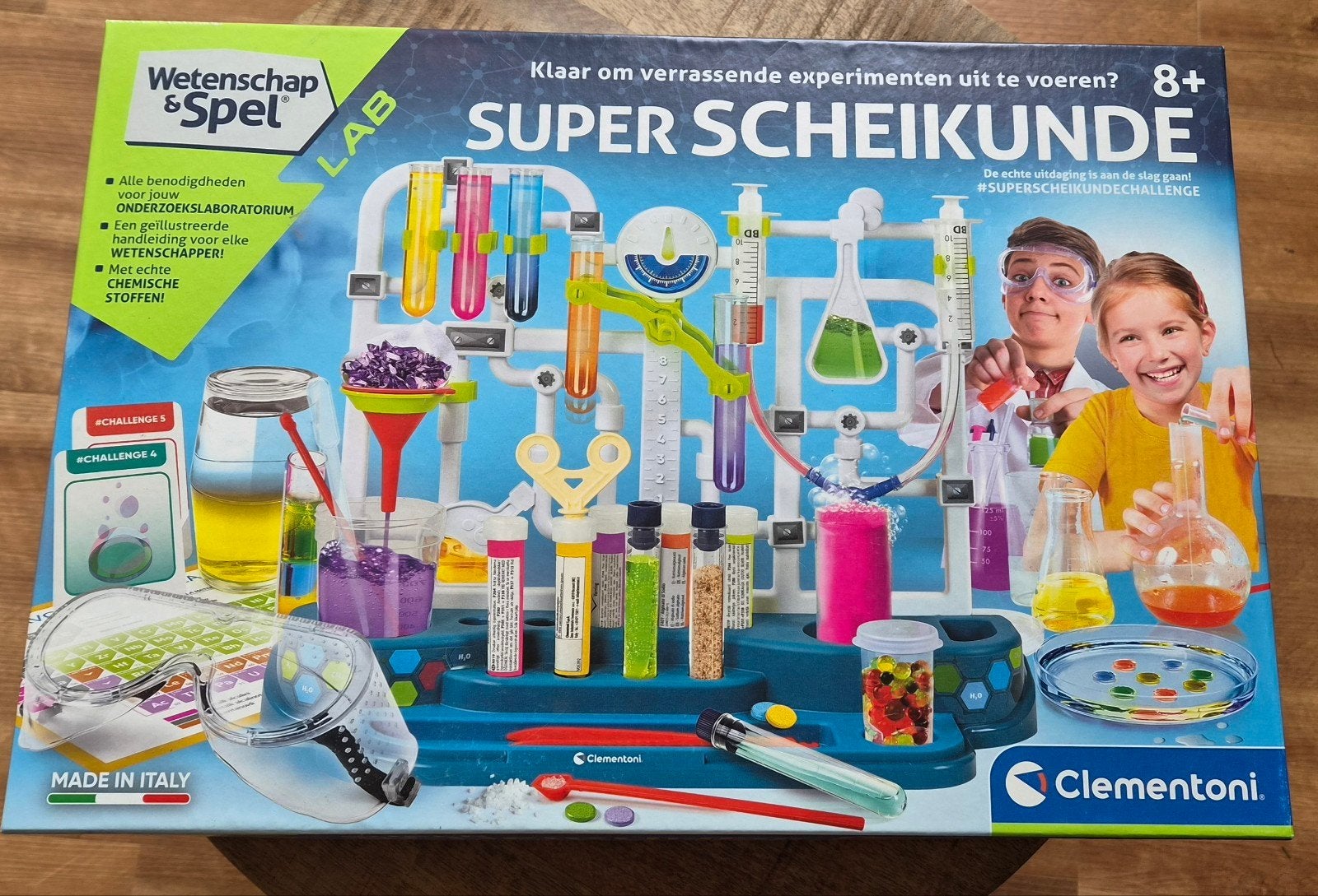 Clementoni Super Scheikunde Lab - Wetenschap & Spel, Ophalen of Verzenden, Zo goed als nieuw, Ontdekken