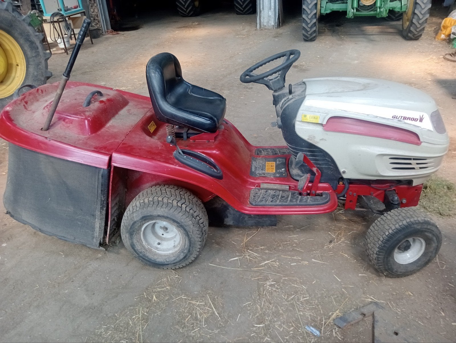 Gutbrod tuintrekker zitmaaier, Ophalen, Gebruikt