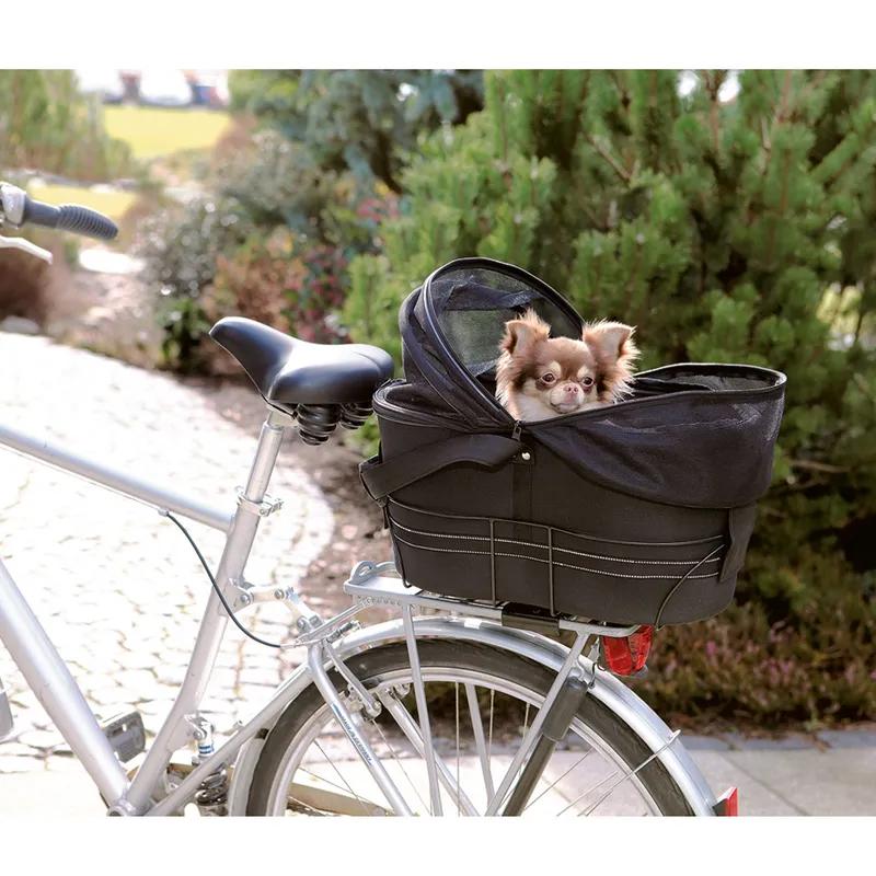 Trixie hondenmand met fiets steun, Ophalen of Verzenden, Gebruikt, Riet
