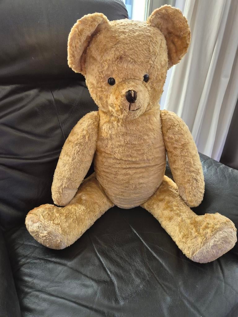 Teddybeer oud, Verzamelen, Ophalen of Verzenden, Zo goed als nieuw, Stoffen beer, Overige merken