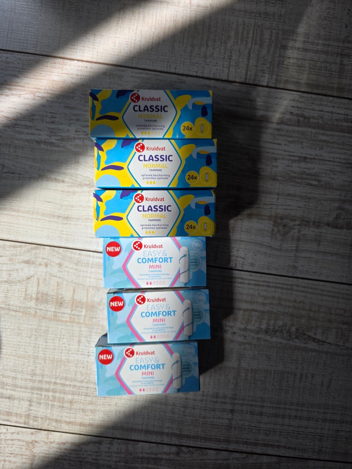 Kruidvat Tampons: Classic Normal & Easy & Comfort Mini, Ophalen of Verzenden, Nieuw, Overige typen