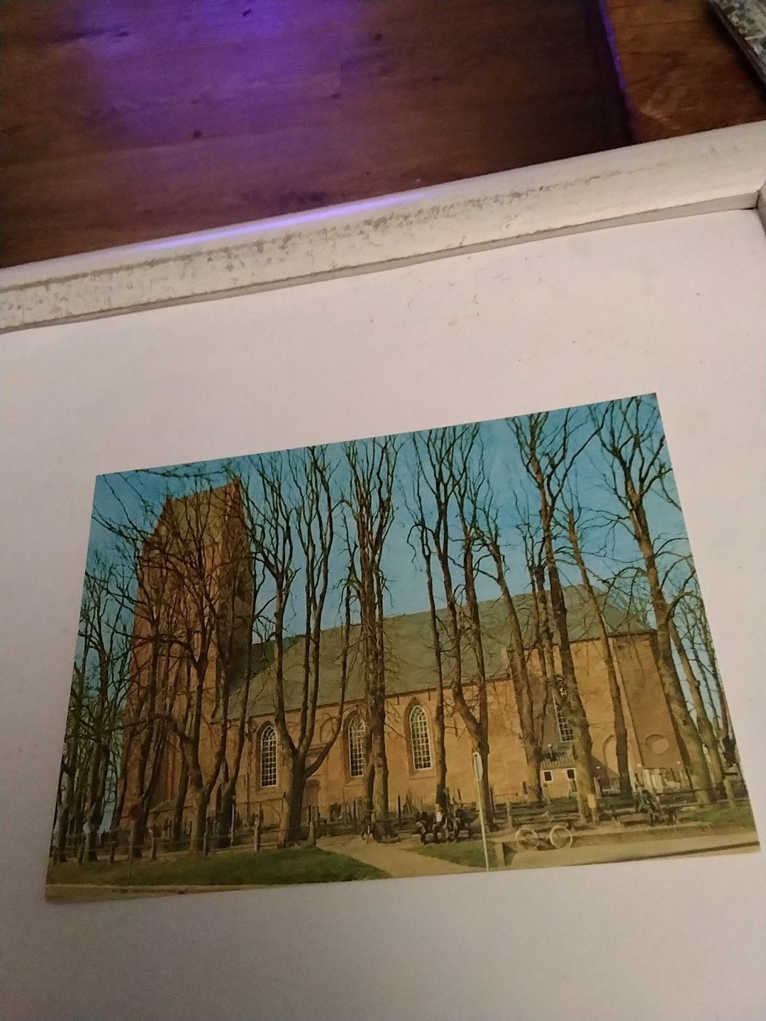 Oude Ansichtkaart Stiens, Ned. Herv. Kerk, Ophalen of Verzenden, 1940 tot 1960, Gelopen, Friesland