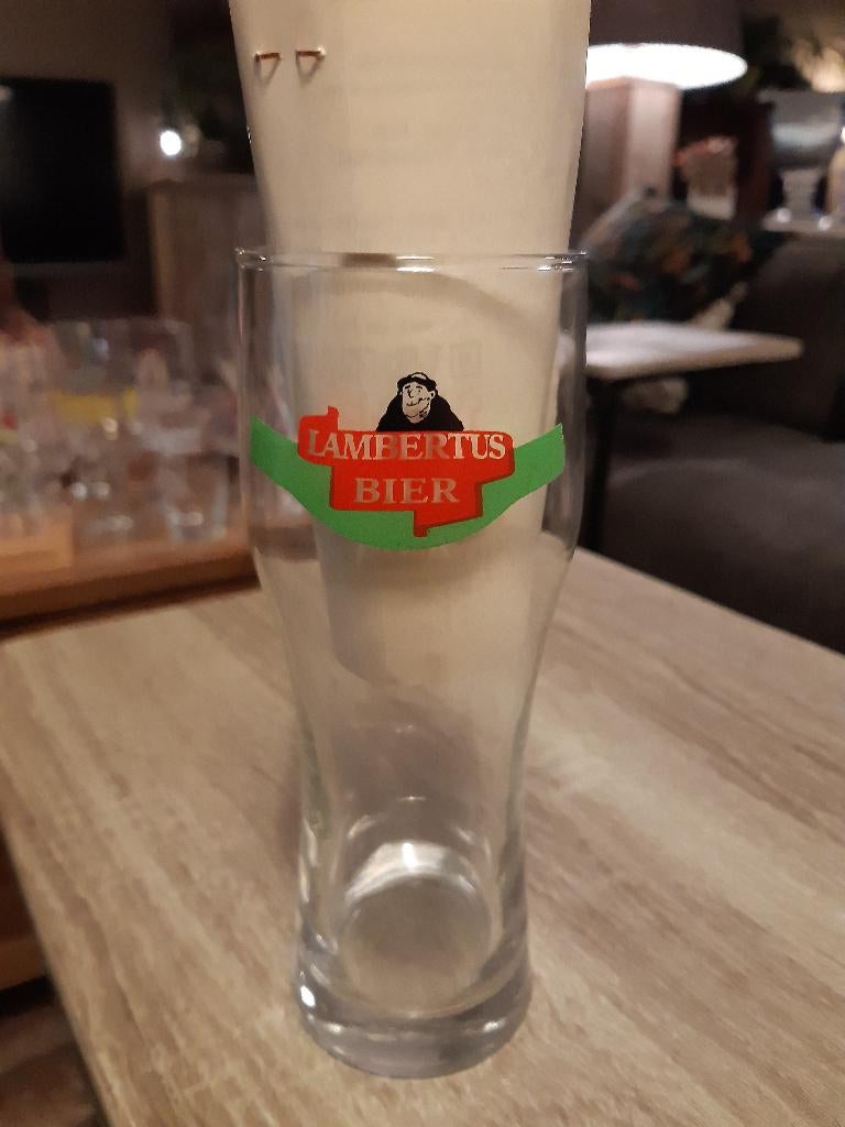 Lambertus Bier bierglas (Z209-38), Ophalen of Verzenden, Nieuw, Glas of Glazen, Overige merken