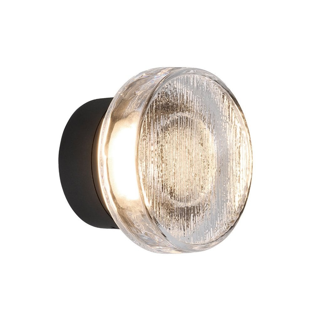 Wandlamp, Marset Roc, 14 cm IP65, Verzenden, Zwart, Nieuw, Buitenlamp