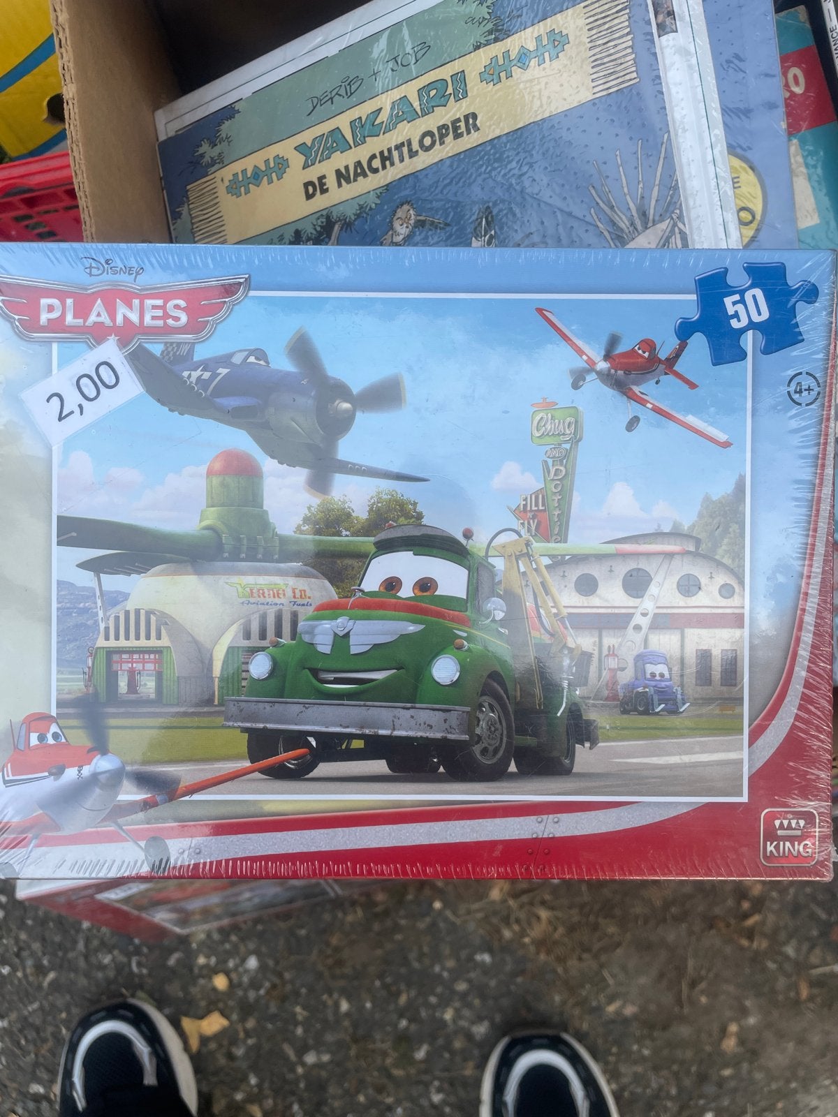 Disney Planes puzzel 50 stukjes - Zo goed als nieuw, Ophalen of Verzenden, 10 tot 50 stukjes, Zo goed als nieuw, 4 tot 6 jaar