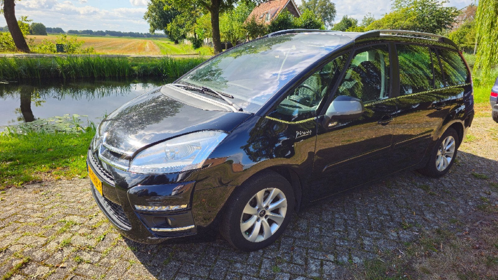 Citroën C4 (Grand) Picasso 1.6 THP EGS 7-ZITS 2012 Zwart, Auto's, Citroën, 15 km/l, Origineel Nederlands, 75 €/maand, Particulier