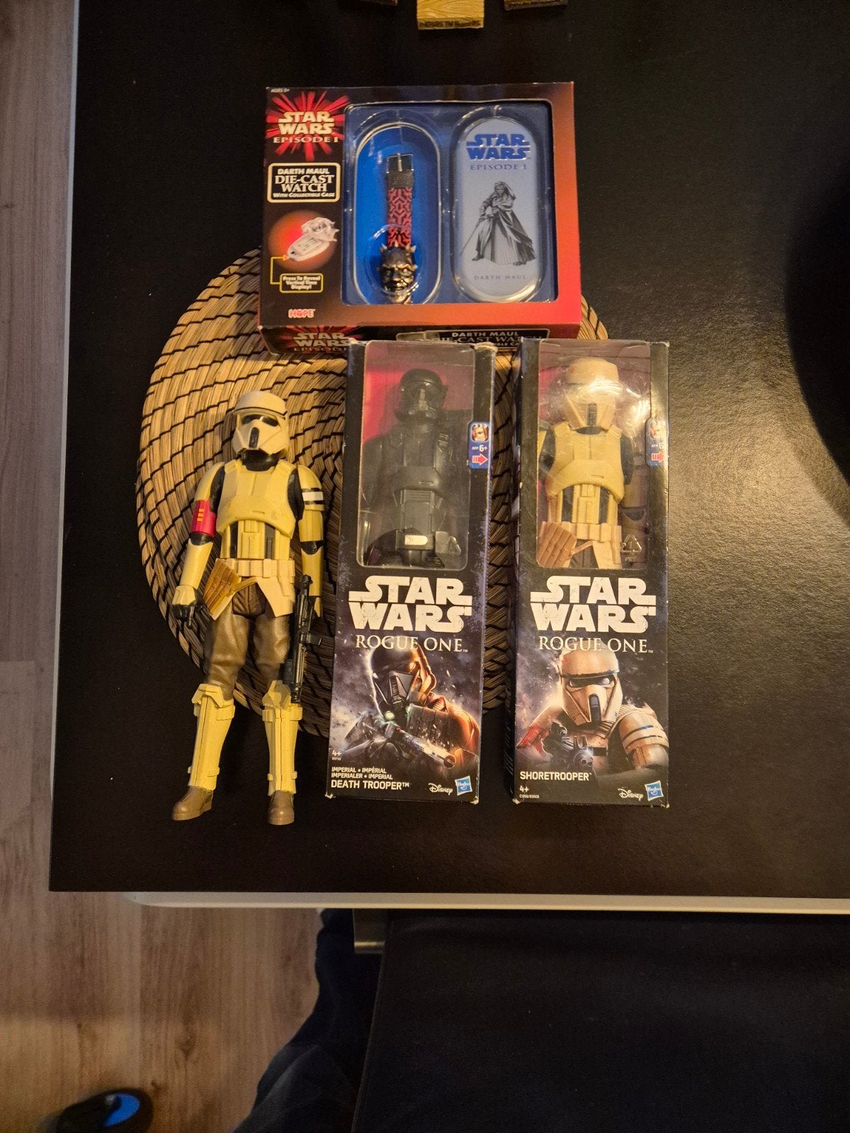 Star Wars Rogue One actiefiguren en Darth Maul horloge, Verzamelen, Ophalen of Verzenden, Zo goed als nieuw, Actiefiguurtje