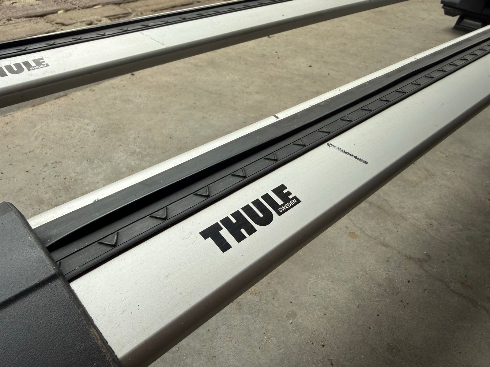 Thule WingBar Edge Dakdragers Porsche Cayenne 92A 2011-2018, Ophalen of Verzenden, Zo goed als nieuw