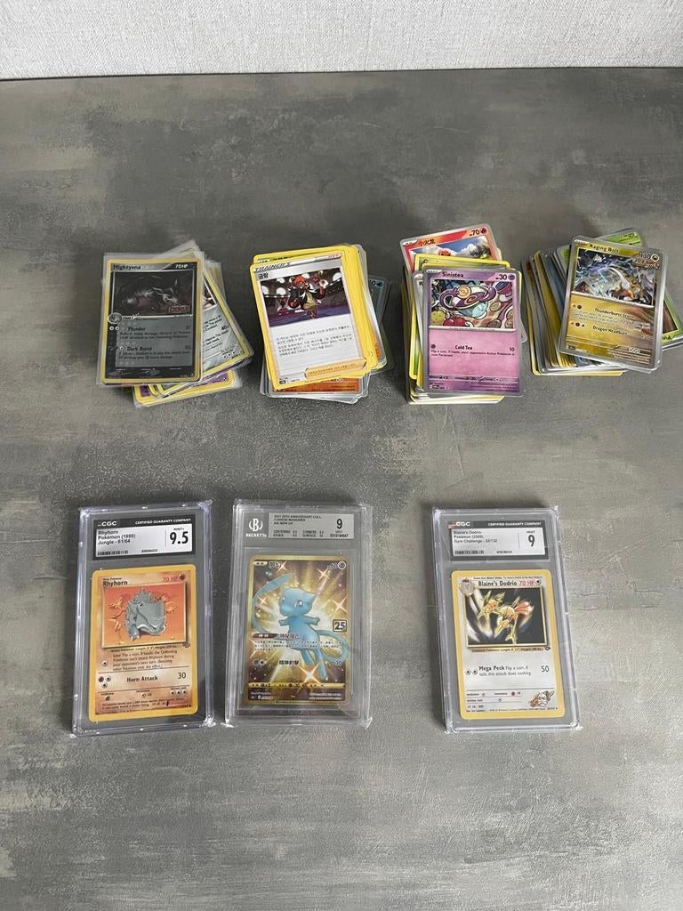 Pokémon Kaarten Collectie - Graded & Losse Kaarten, Ophalen of Verzenden, Gebruikt, Meerdere kaarten