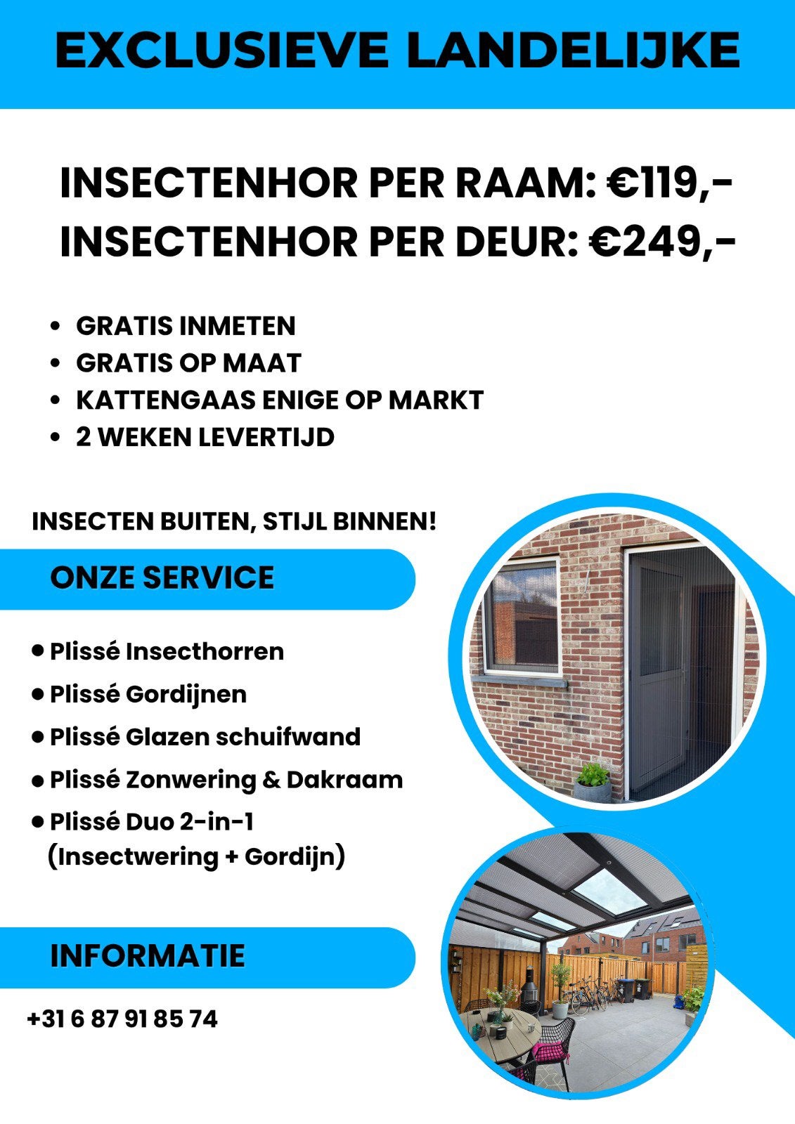 Hor op maat, Tuin en Terras, Tuinhuizen, Ophalen of Verzenden, Zo goed als nieuw, 3 ramen of meer