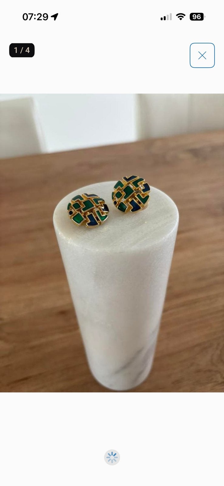 Oorbellen clips vintage, Ophalen of Verzenden, Zo goed als nieuw, Goud, Overige materialen