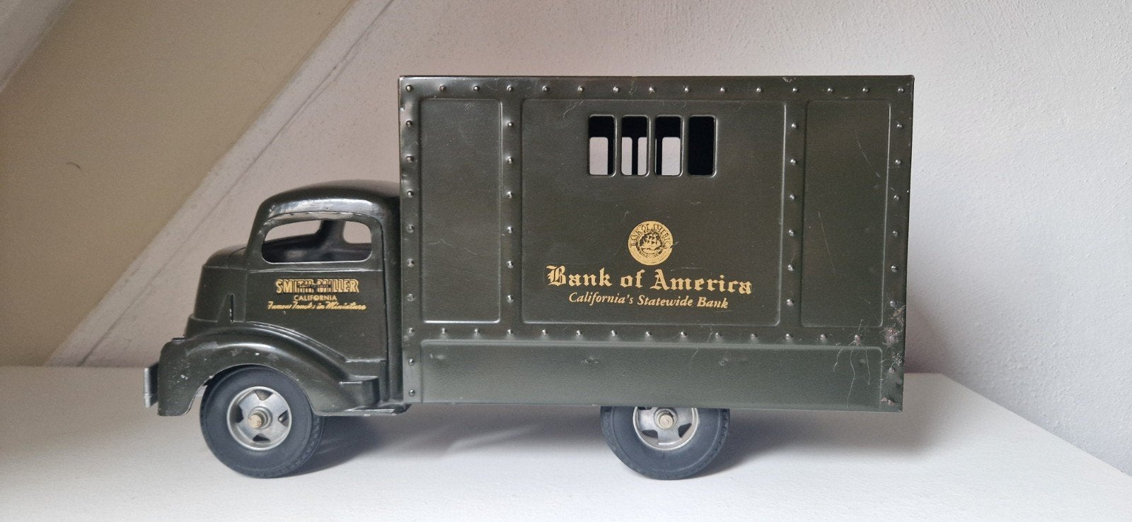 Smith&miller smitty toys armored truck, Antiek en Kunst, Antiek | Speelgoed, Ophalen of Verzenden