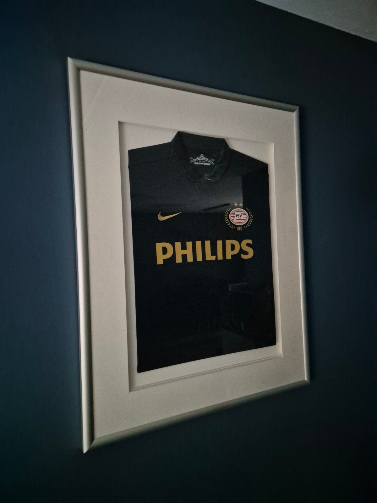 Drie ingelijste PSV shirt, Verzamelen, Sportartikelen en Voetbal, Ophalen, Zo goed als nieuw, PSV, Shirt