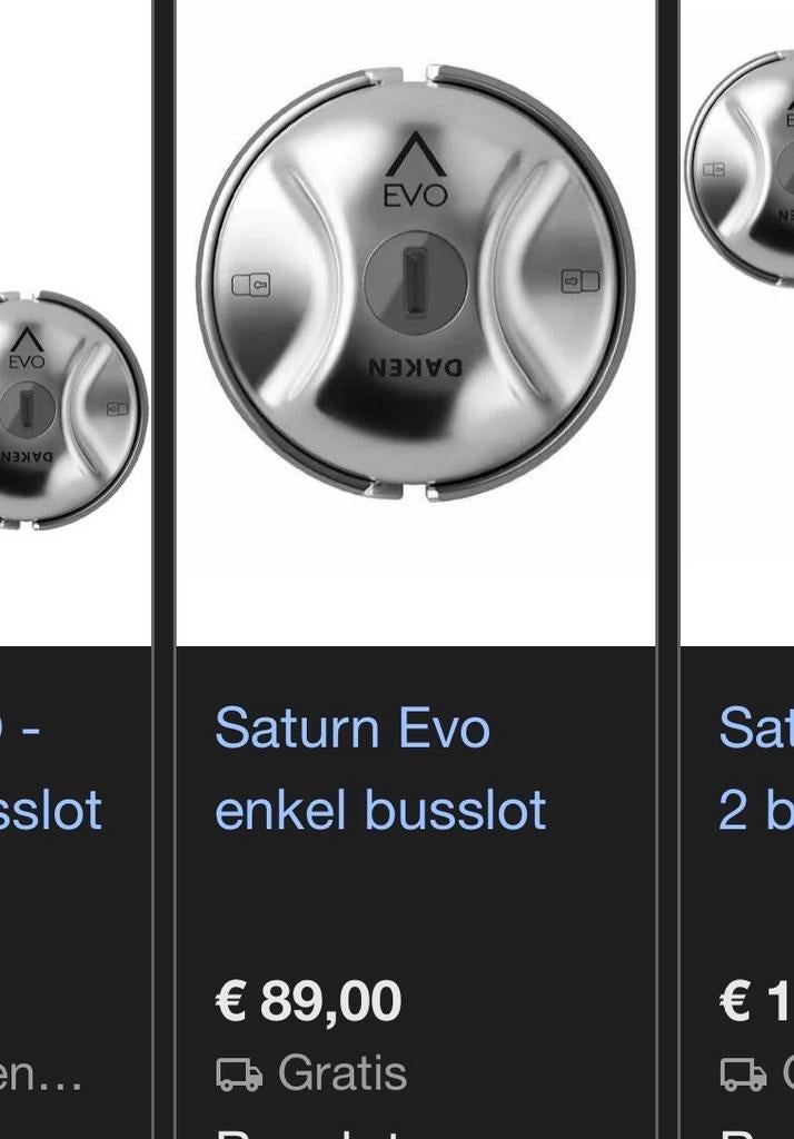 Daken Saturn Evo Bedrijfsbus Slot - Nieuw, Auto diversen, Ophalen of Verzenden, Nieuw