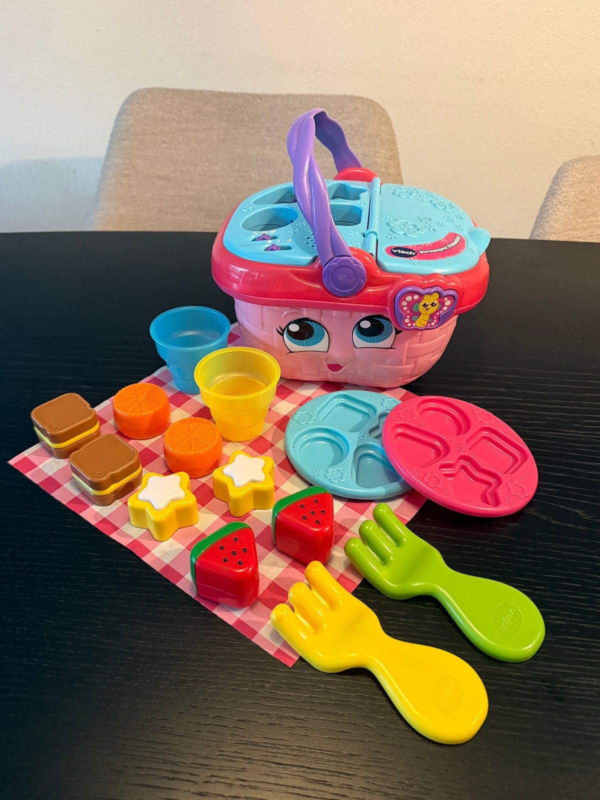 VTech Interactieve Picknickmand met Vormen en Geluiden, Ophalen of Verzenden, Gebruikt