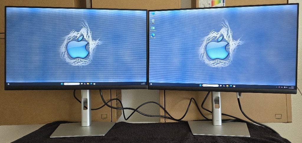 2x 24 inch Dell P2422H IPS Super Slim Frame-less Design, Computers en Software, Monitoren, IPS, HDMI, 101 t/m 150 Hz, Ophalen of Verzenden