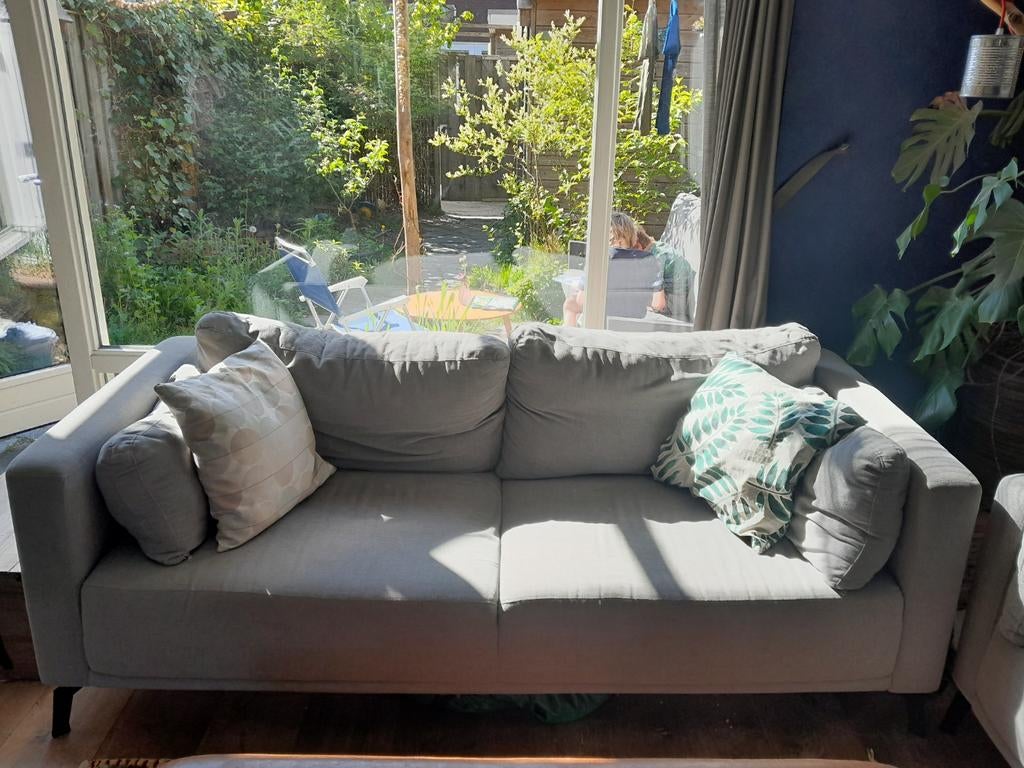 Gratis af te halen: 2 mooie bankstellen, Ophalen, Gebruikt, 75 tot 100 cm, 200 tot 250 cm