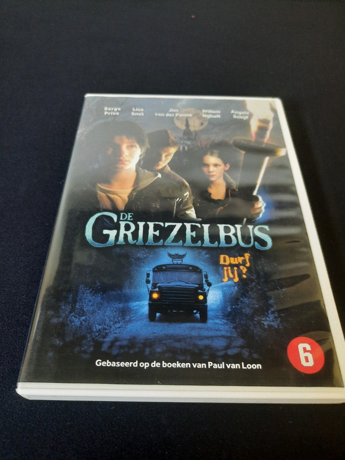 De Griezelbus DVD - Durf jij?, Zo goed als nieuw, Vanaf 6 jaar, Familie, Film