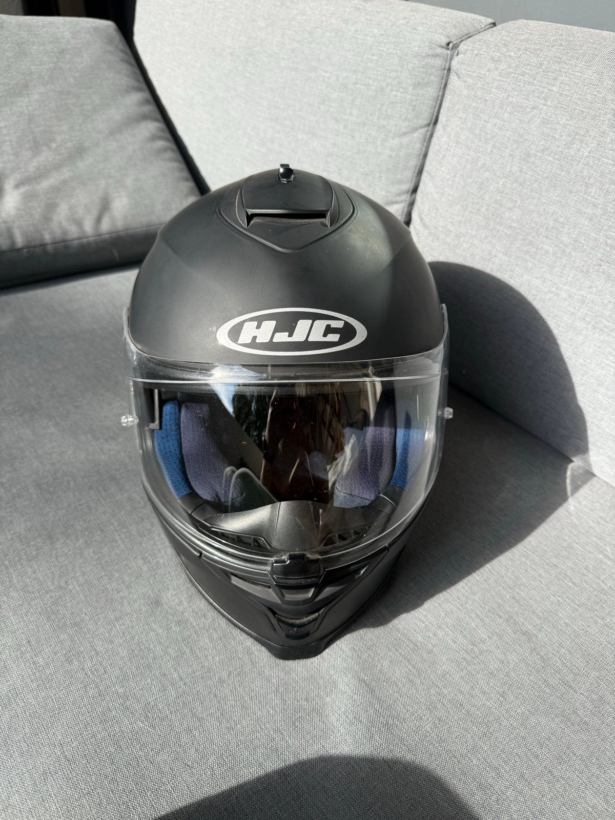 HJC IS-17 Motorhelm Maat S - Mat Zwart, Ophalen, HJC, Integraalhelm, S