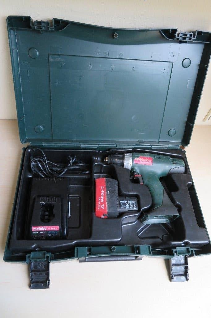 Metabo BSZ 12 Impuls accuboormachine, Gebruikt, Variabele snelheid, Ophalen of Verzenden, Boor- en Schroefmachine