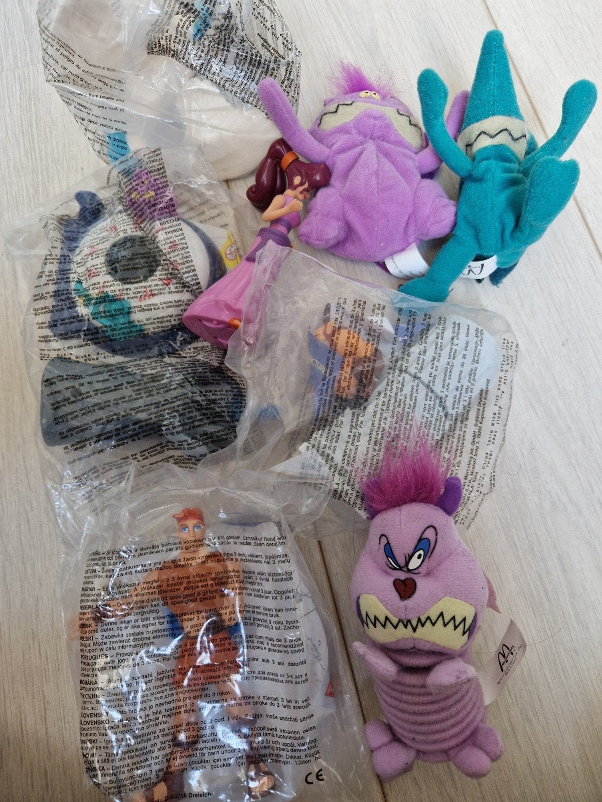 1997 hercules toys happy meal mc donalds mac walt disney, Ophalen of Verzenden