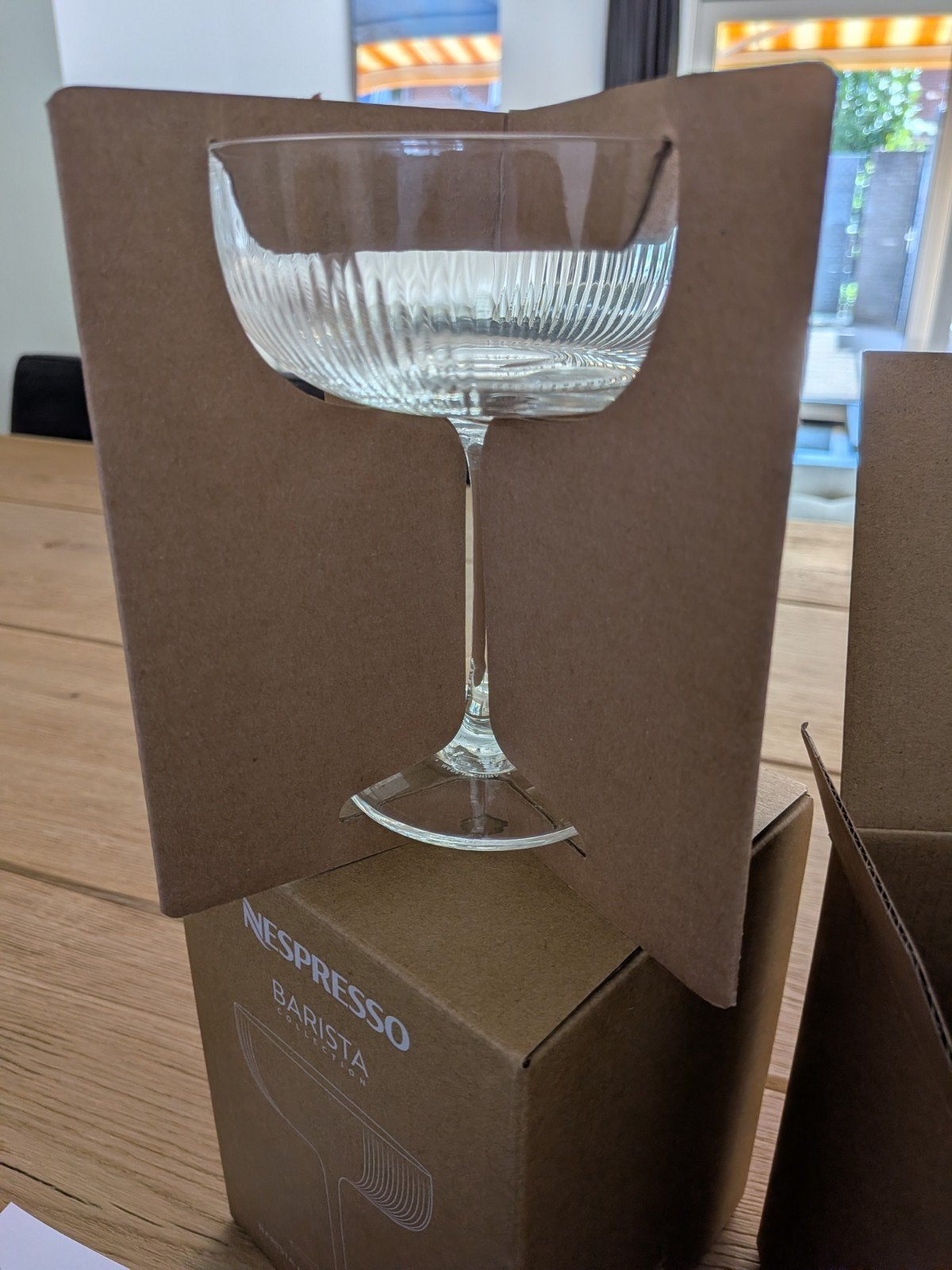 2 Nespresso Barista Limited Edition Glazen - Nieuw in doos, Ophalen, Nieuw, Overige merken, Glas