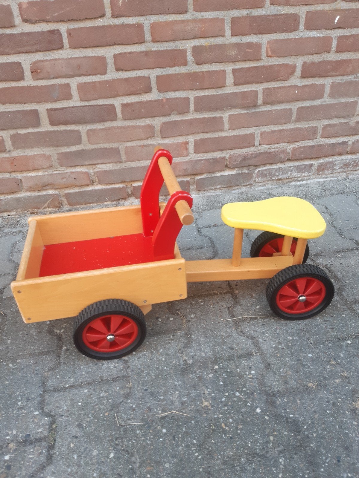 mooie  bakfiets  in goede staat., Kinderen en Baby's, Speelgoed | Buiten | Skelters, Ophalen, Zo goed als nieuw, Overige merken