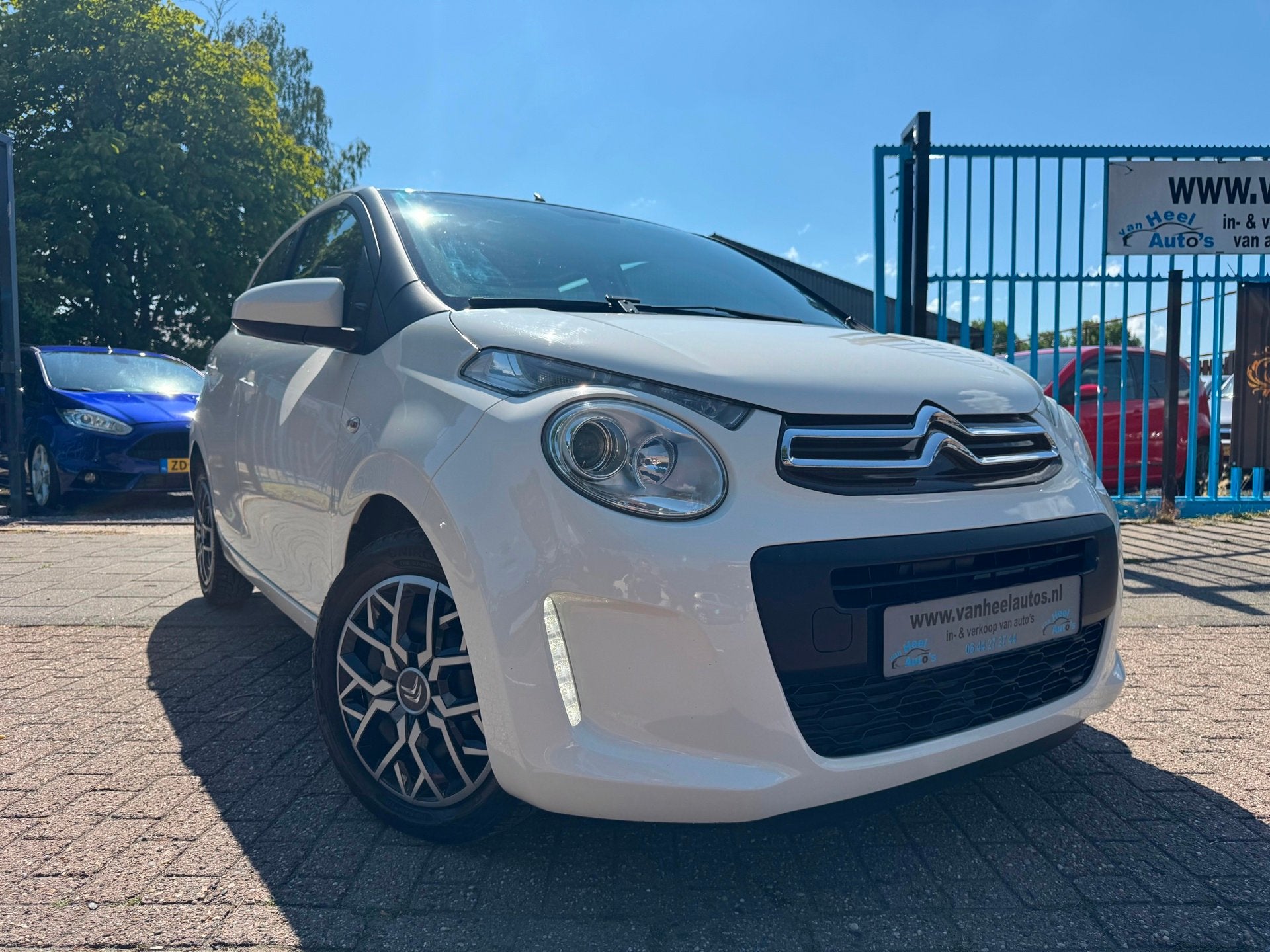 Citroen C1 1.0 e-VTi Feel A-C Elek Pakket Cruise Bluetooth, Auto's, Voorwielaandrijving, Stof, Gebruikt, Zwart