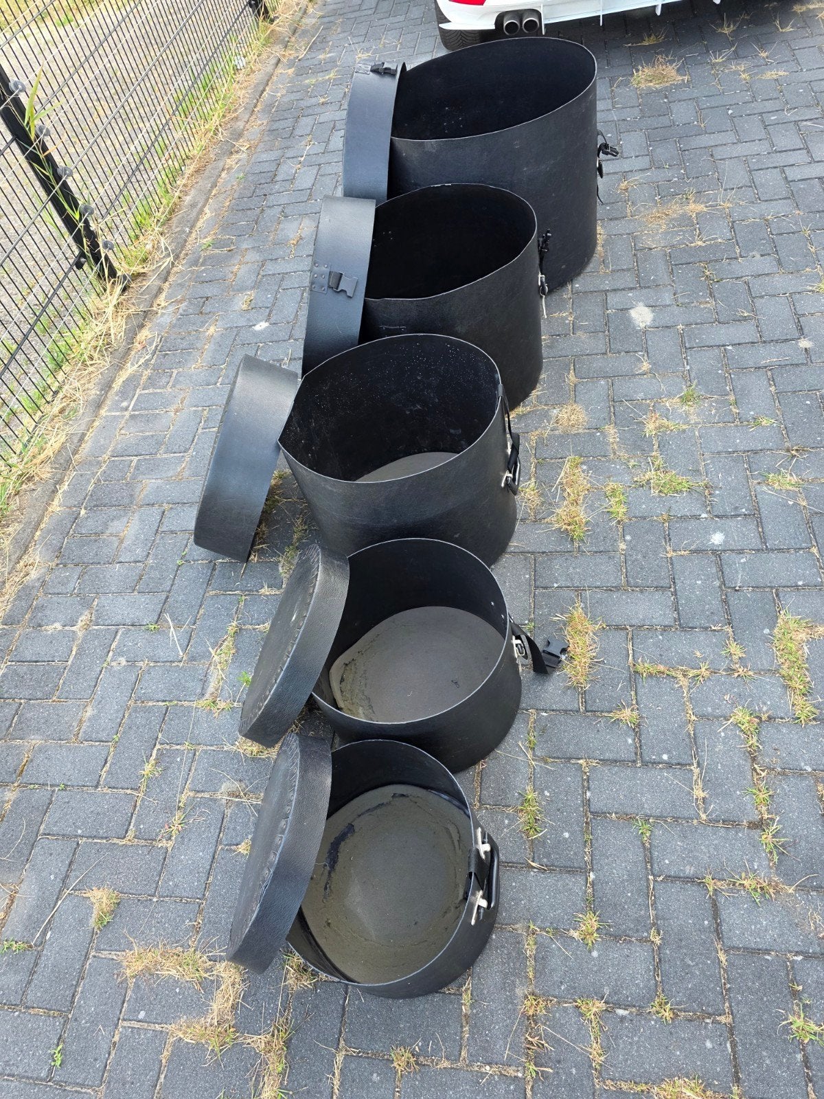 5-delige Set Hardcase Drumkoffers / Drumcases (met gebruikss, Ophalen, Gebruikt, Overige merken