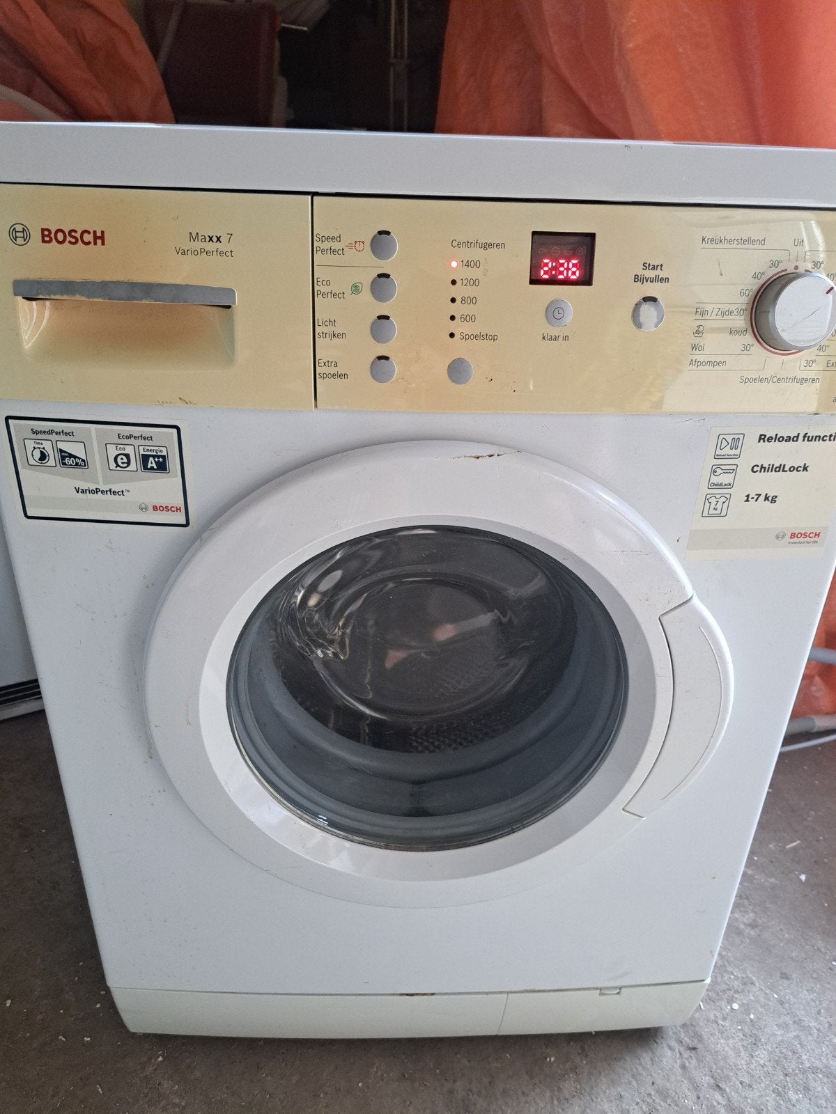 Bosch Maxx 7 VarioPerfect Wasmachine - 7 kg, 1400 toeren, Ophalen of Verzenden